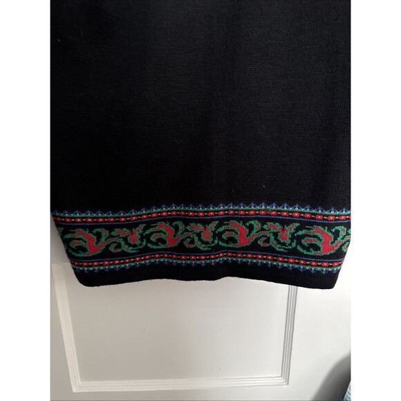 Pendleton Women’s Sweater Black Medium Cardigan Portland,OR 100% Virgin Wool USA - Picture 6 of 12